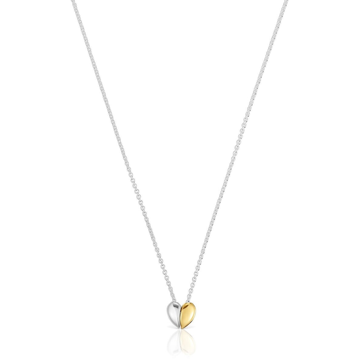 Колье Tous Small Heart My Other Half, позолоченное серебро/серебро
Колье Tous Small Heart My Other Half, позолоченное серебро/серебро