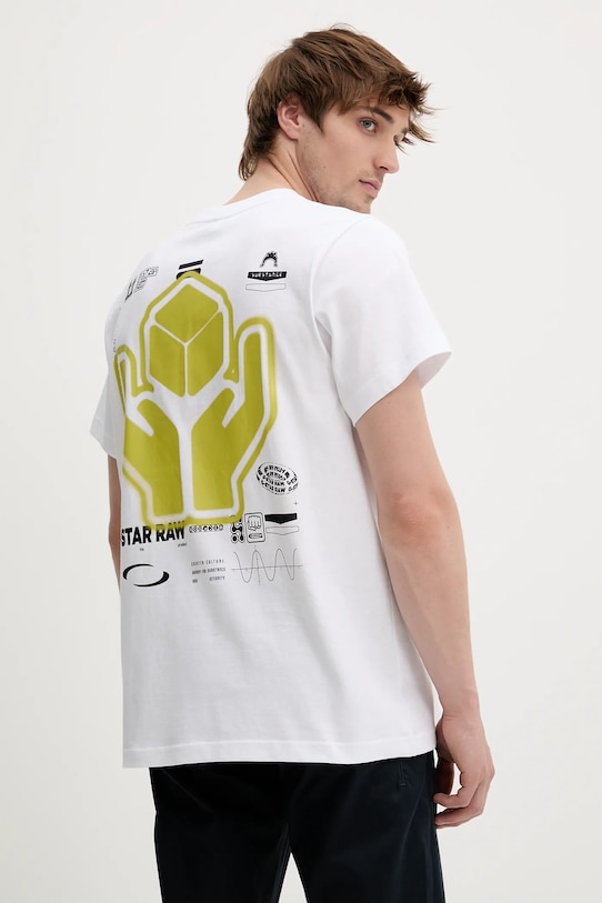 Хлопковая футболка G-Star, белый
Хлопковая футболка G-Star, белый