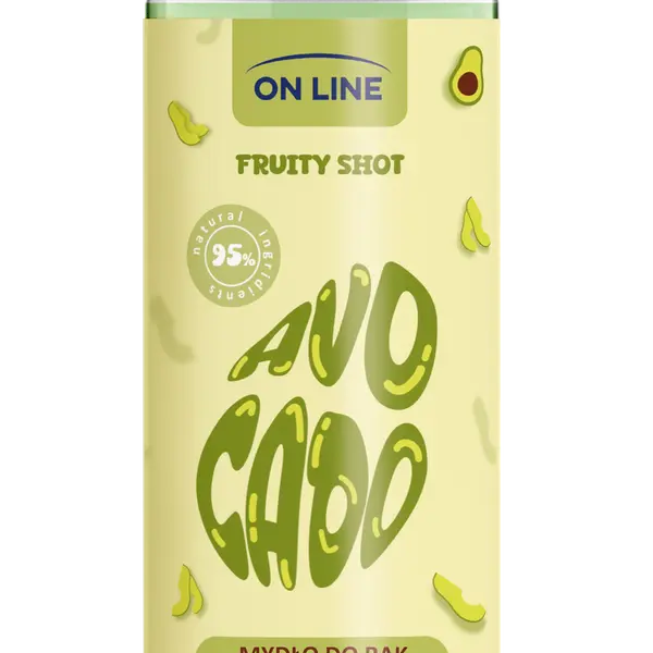 Жидкое мыло Авокадо, 390 мл On Line Fruity shot
Жидкое мыло Авокадо, 390 мл On Line Fruity shot
