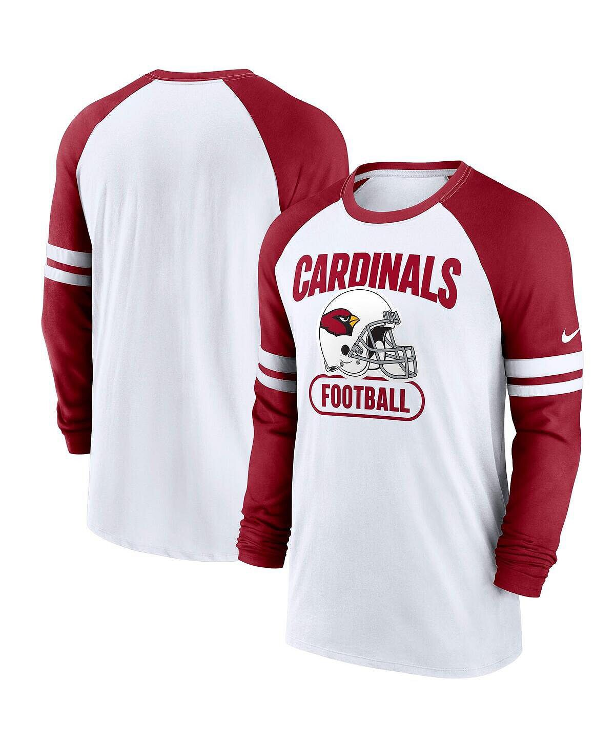 Мужская белая футболка с длинным рукавом реглан cardinal arizona cardinals throwback Nike, мульти
Мужская белая футболка с длинным рукавом реглан cardinal arizona cardinals throwback Nike, мульти