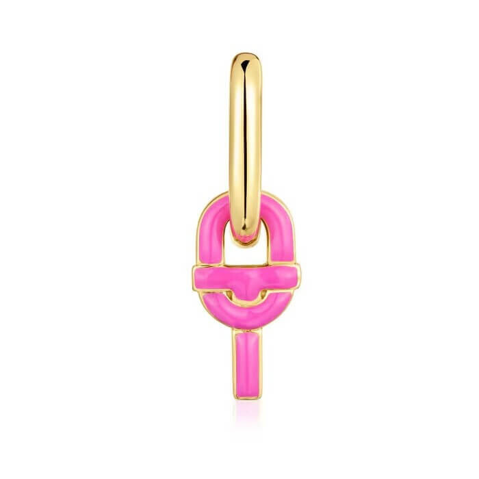 Серьга-кольцо одинарная Tous Manifesto Pendant, серебро с 18-каратным золотым покрытием/эмаль/розовый
Серьга-кольцо одинарная Tous Manifesto Pendant, серебро с 18-каратным золотым покрытием/эмаль/розовый