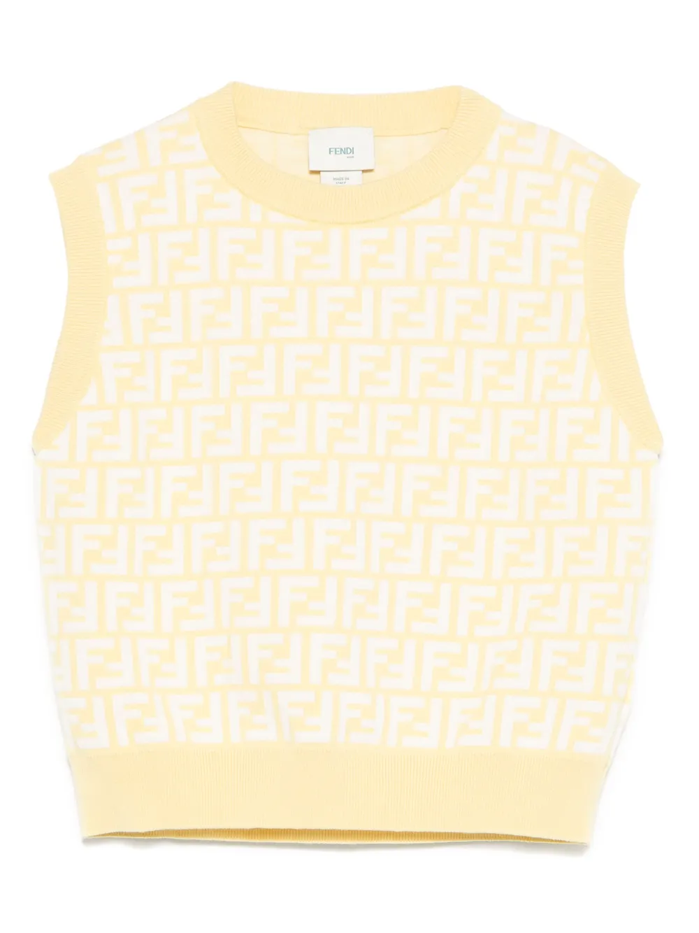 Топ с логотипом FF FENDI KIDS, желтый
Топ с логотипом FF FENDI KIDS, желтый