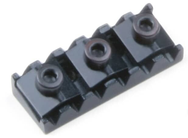 Аутентичная левосторонняя стопорная гайка Floyd Rose Original — черная / L1
Аутентичная левосторонняя стопорная гайка Floyd Rose Original — черная / L1