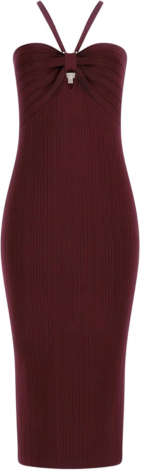 GUESS Женское платье миди без рукавов Sofie Rib Mirage, Burgundy Rose
GUESS Женское платье миди без рукавов Sofie Rib Mirage, Burgundy Rose
