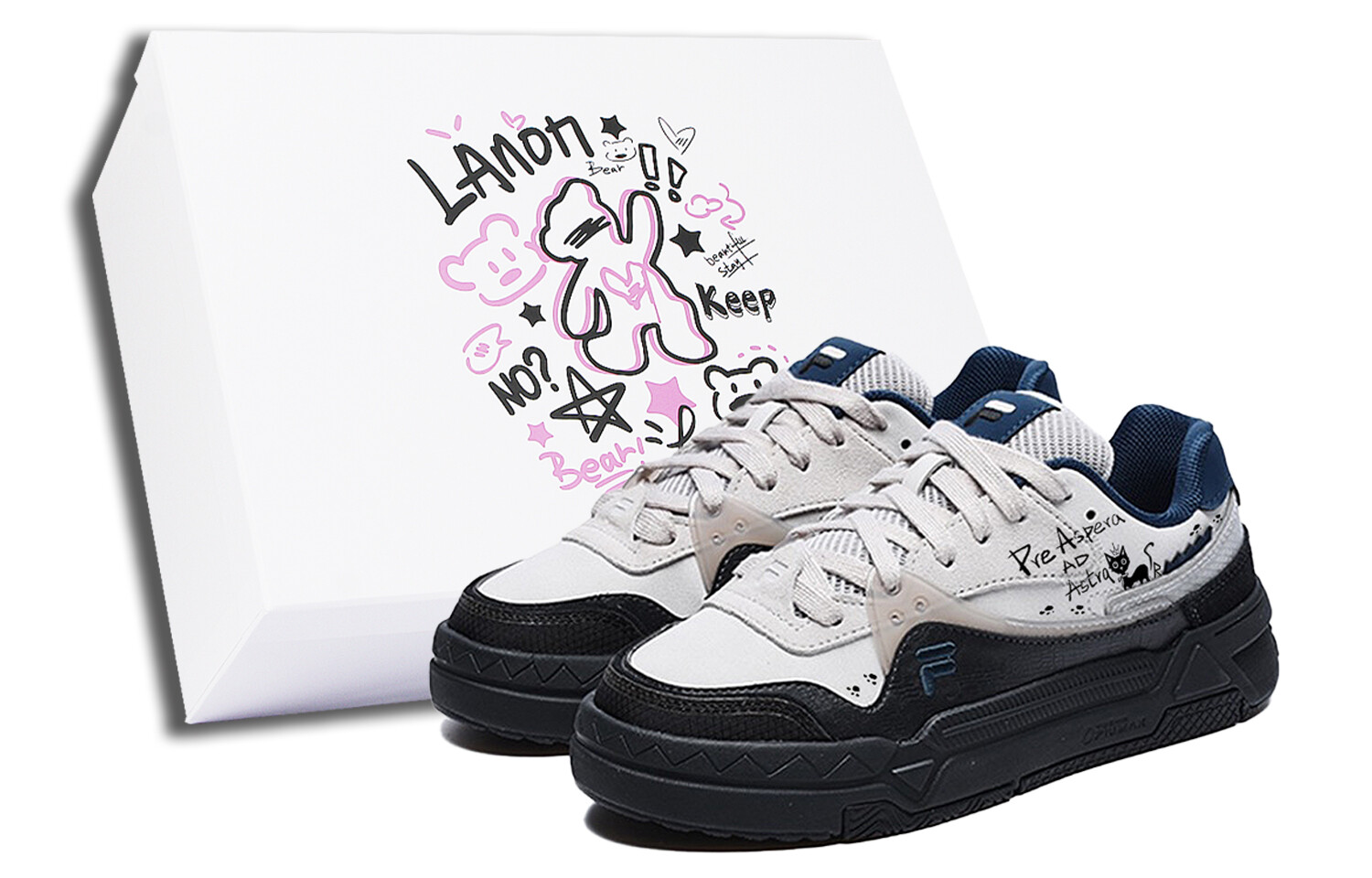 Кроссовки FILA FUSION BANK Skateboarding Shoes Women's Low-top Blue, серый/черный
Кроссовки FILA FUSION BANK Skateboarding Shoes Women's Low-top Blue, серый/черный