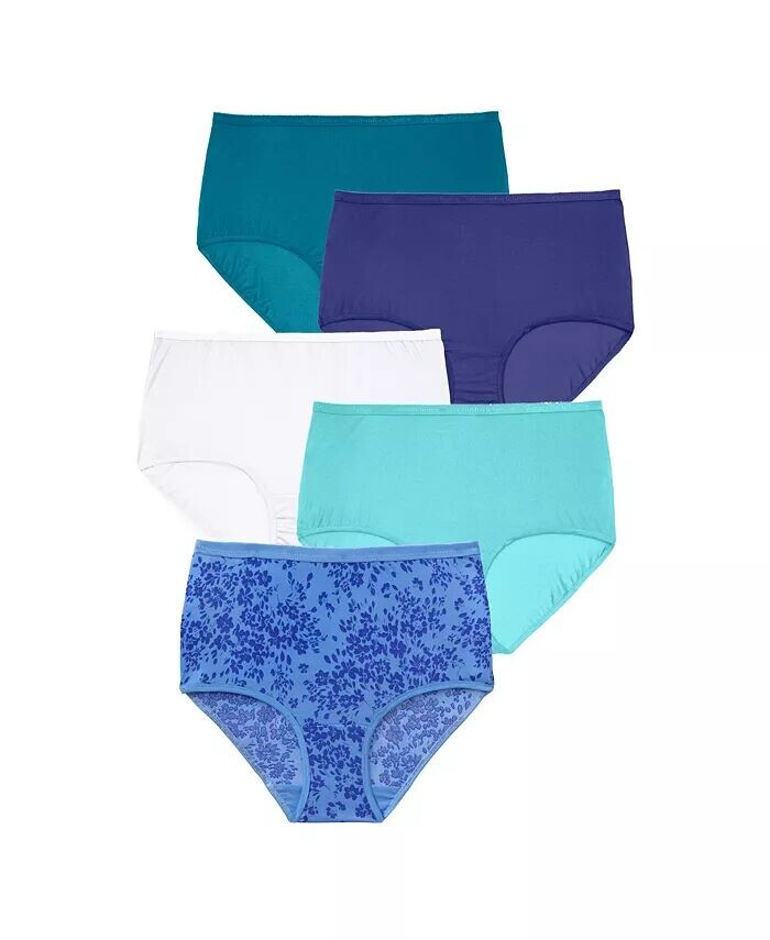 Нейлоновые трусы больших размеров (5 шт.) Comfort Choice, синий
Нейлоновые трусы больших размеров (5 шт.) Comfort Choice, синий