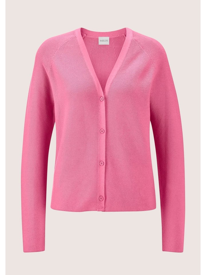 MADELEINE Кардиган с V-образным вырезом цвета малинового сорбета
MADELEINE Кардиган с V-образным вырезом цвета малинового сорбета
