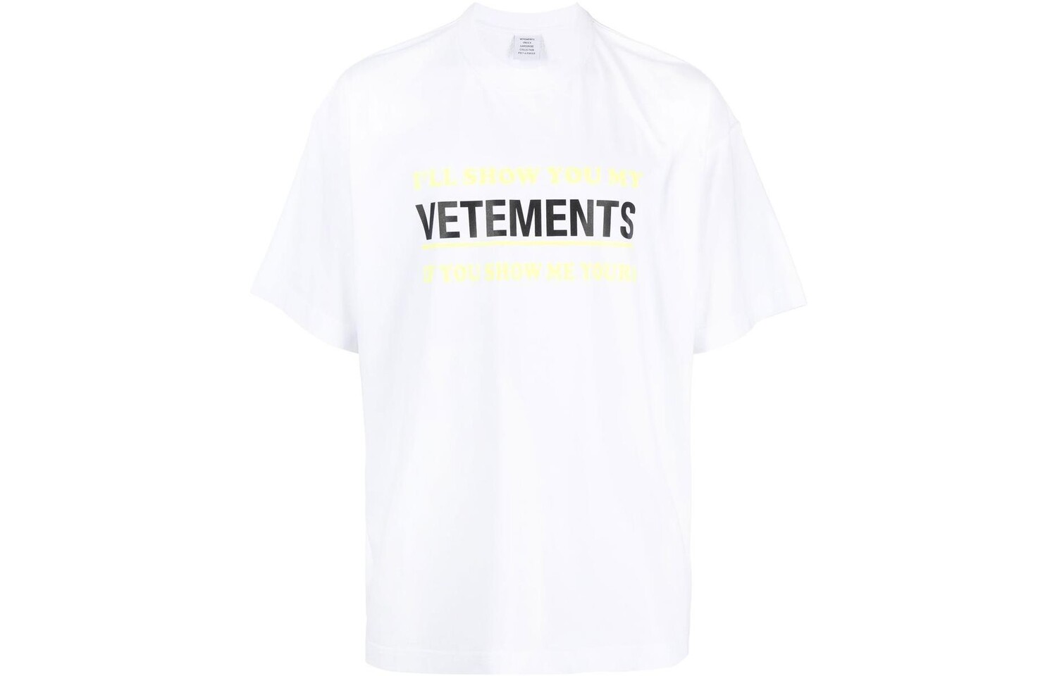 Футболка унисекс белая Vetements, белый
Футболка унисекс белая Vetements, белый