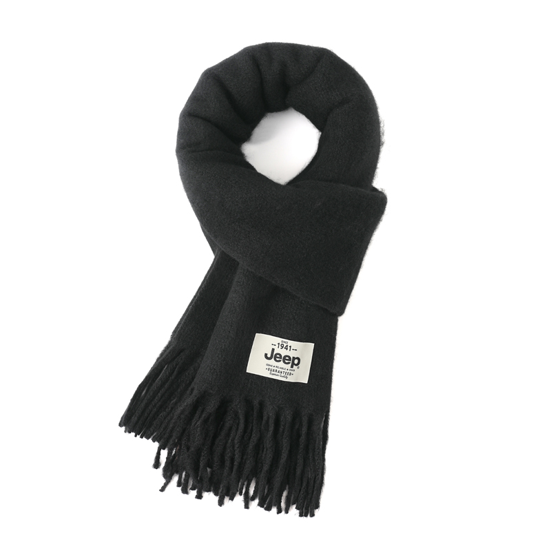 Jeep Вязаный шарф унисекс, Black
Jeep Вязаный шарф унисекс, Black