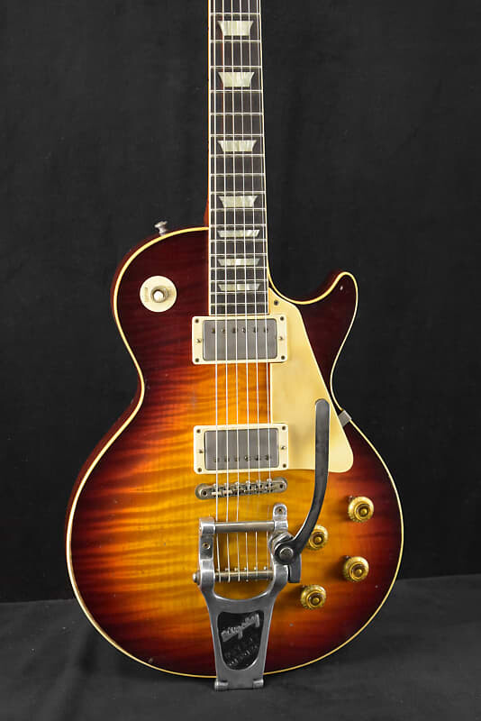 Электрогитара 2023 Gibson Murphy Lab 1959 Les Paul Standard Reissue Limited Edition Brazilian Rosewood Fingerboard Tom's Tri-Burst Bigsby Heavy Aged Fuller's Special Offering