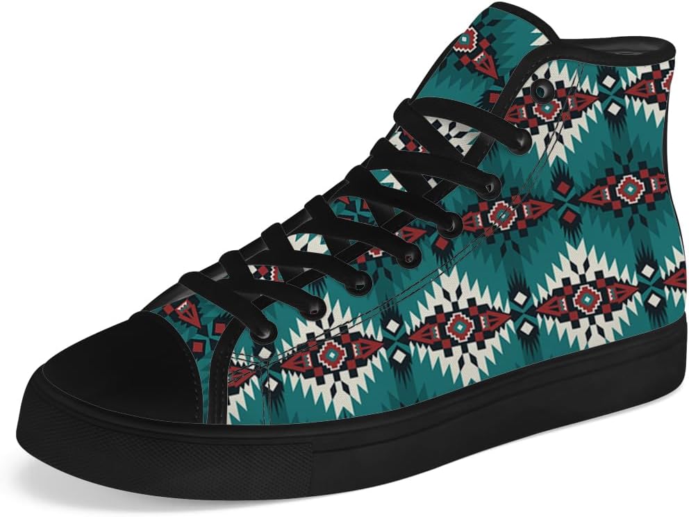 Высокие кеды на шнуровке Aztec для мужчин и женщин, с канвой, в стиле коренных американцев, повседневная обувь, подарок для папы и мамы Chebing, красный/синий
Высокие кеды на шнуровке Aztec для мужчин и женщин, с канвой, в стиле коренных американцев, повседневная обувь, подарок для папы и мамы Chebing, красный/синий