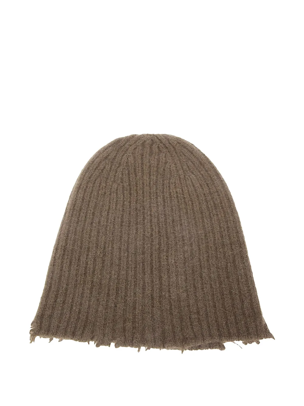 Шапка бини с бахромой и ребристой отделкой Uma Wang, нейтральный
Шапка бини с бахромой и ребристой отделкой Uma Wang, нейтральный