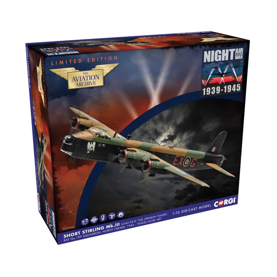 Короткий Стирлинг Mk. II LJ542 EX-G "Тизер Гремлина" (ограниченное издание), Aviation Archive (Corgi Classics) (1:72)
Короткий Стирлинг Mk. II LJ542 EX-G "Тизер Гремлина" (ограниченное издание), Aviation Archive (Corgi Classics) (1:72)