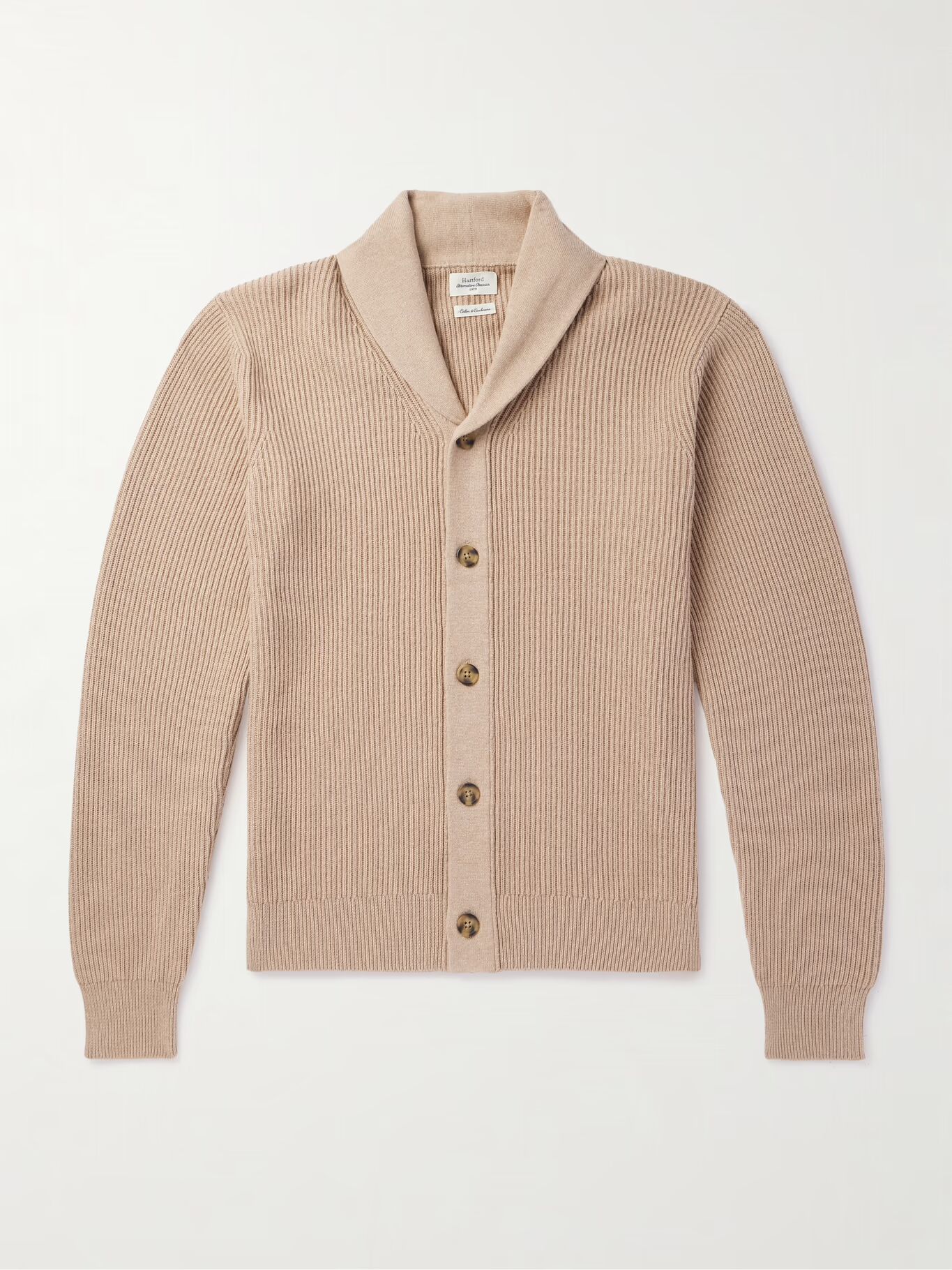 Кардиган из смеси хлопка и кашемира с воротником-шалью HARTFORD, бежевый
Кардиган из смеси хлопка и кашемира с воротником-шалью HARTFORD, бежевый