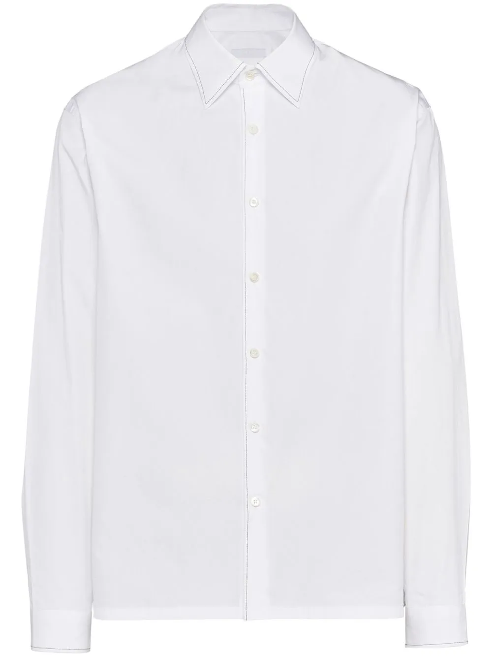 Рубашка с логотипом Prada, белый
Рубашка с логотипом Prada, белый