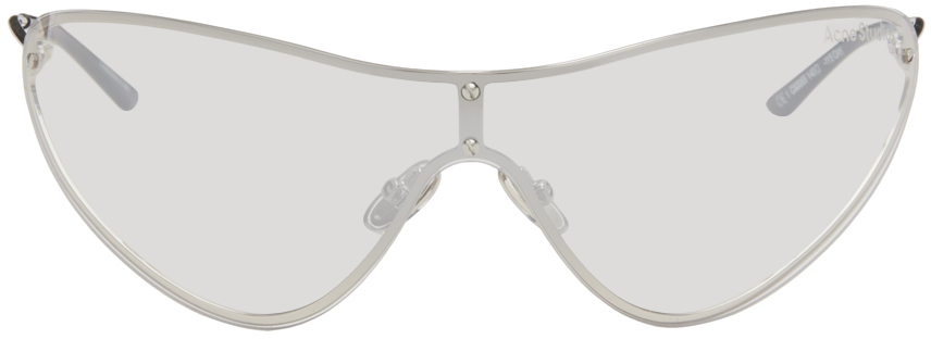 Солнцезащитные очки в серебристой металлической оправе Acne Studios, TRansparent/Silver
Солнцезащитные очки в серебристой металлической оправе Acne Studios, TRansparent/Silver