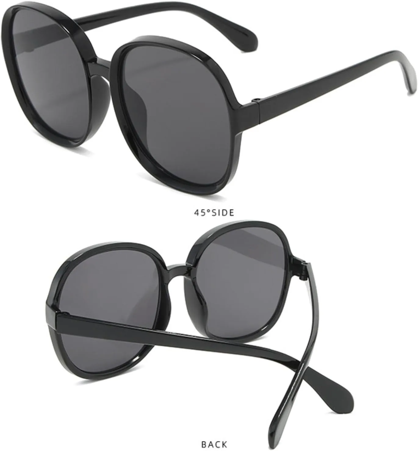 Солнцезащитные очки с защитой от УФ-излучения UV400 | Большие круглые | Для женщин и мужчин | Для занятий спортом на открытом воздухе и вождения DSVIGF, 1
Солнцезащитные очки с защитой от УФ-излучения UV400 | Большие круглые | Для женщин и мужчин | Для занятий спортом на открытом воздухе и вождения DSVIGF, 1