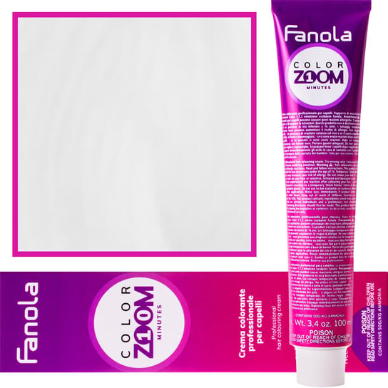Прозрачная краска Яркая 100 мл Fanola Color Zoom 
Прозрачная краска Яркая 100 мл Fanola Color Zoom