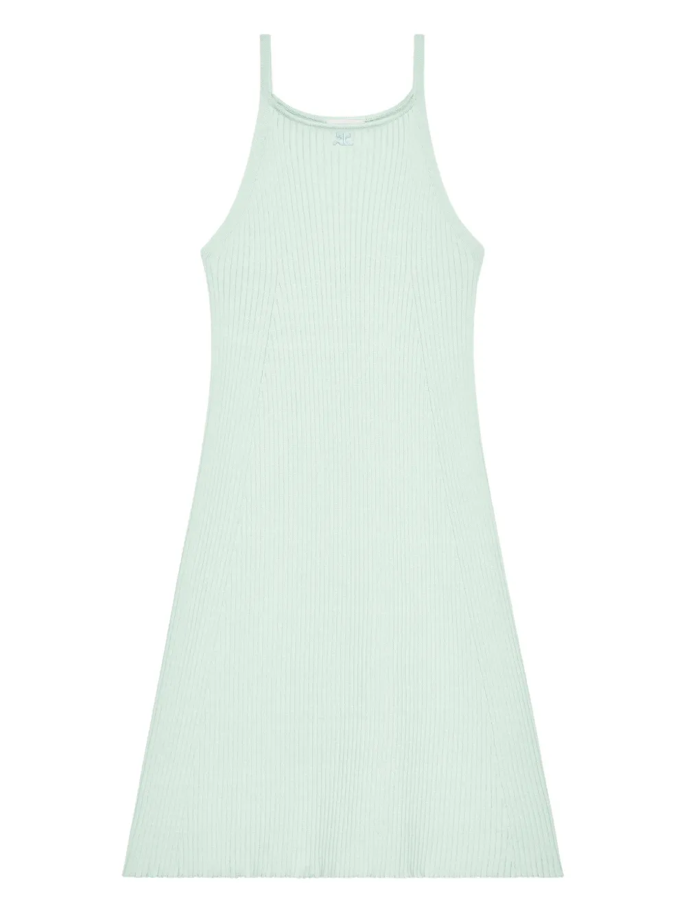 Платье мини в рубчик Courrèges, зеленый
Платье мини в рубчик Courrèges, зеленый