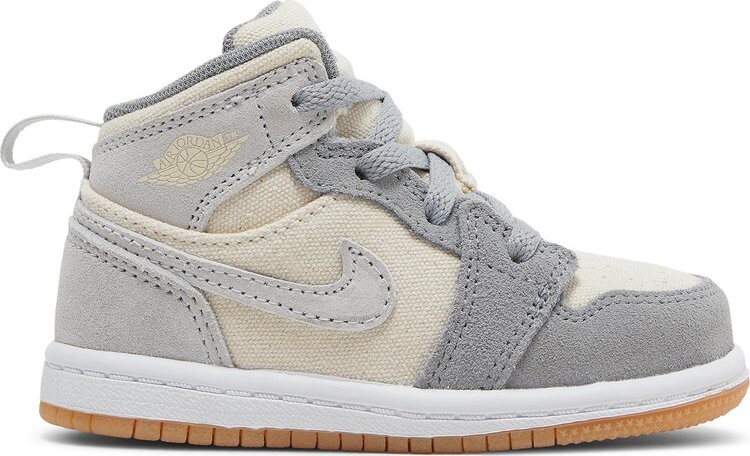 Кроссовки Air Jordan 1 Mid SE TD Coconut Milk Particle Grey, кремовый 
Кроссовки Air Jordan 1 Mid SE TD Coconut Milk Particle Grey, кремовый
