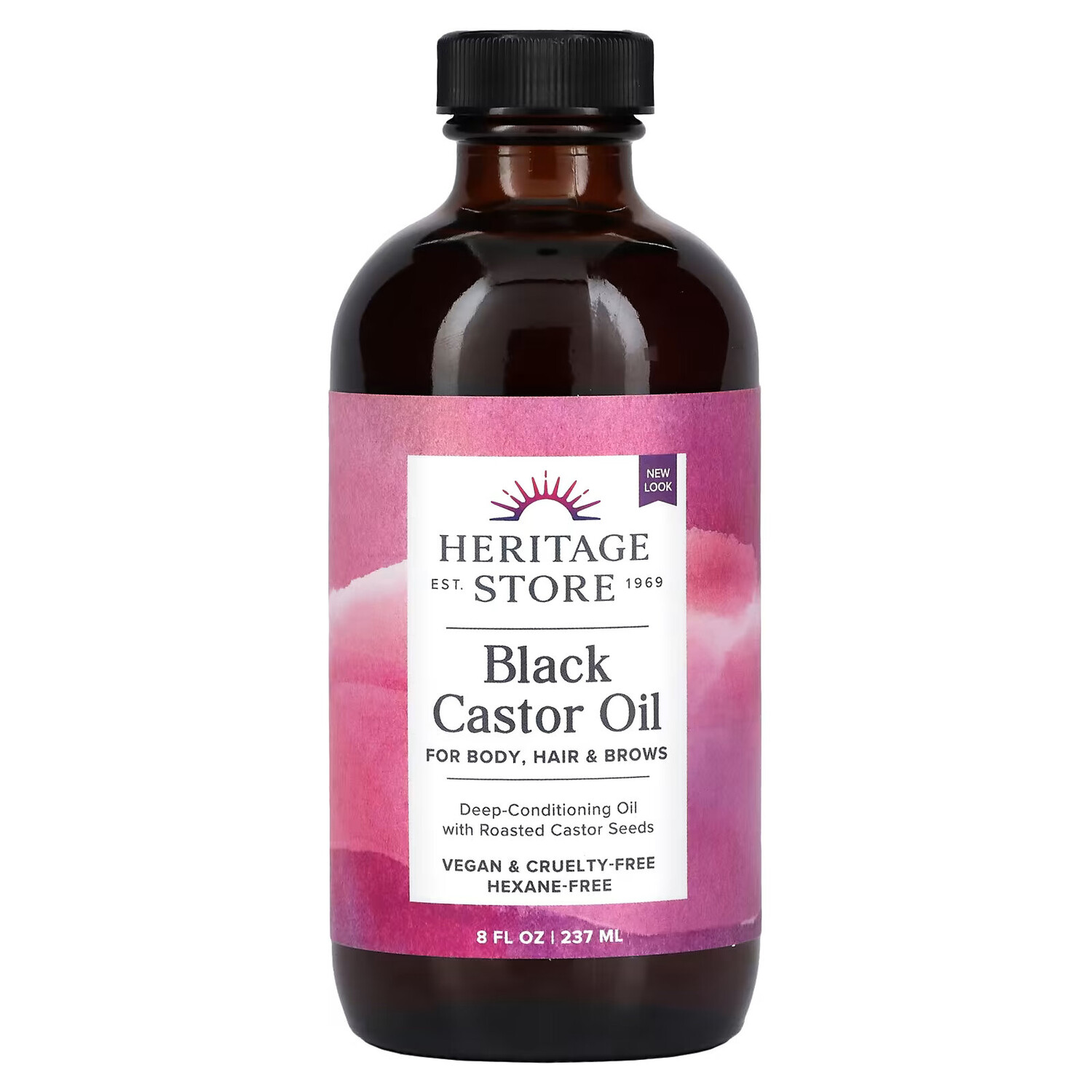 Heritage Store, Черное касторовое масло, 240 мл (8 жидк. унций)
Heritage Store, Черное касторовое масло, 240 мл (8 жидк. унций)