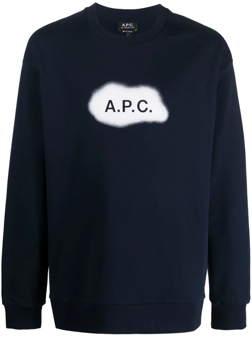 Толстовка с логотипом A.P.C., синий
Толстовка с логотипом A.P.C., синий