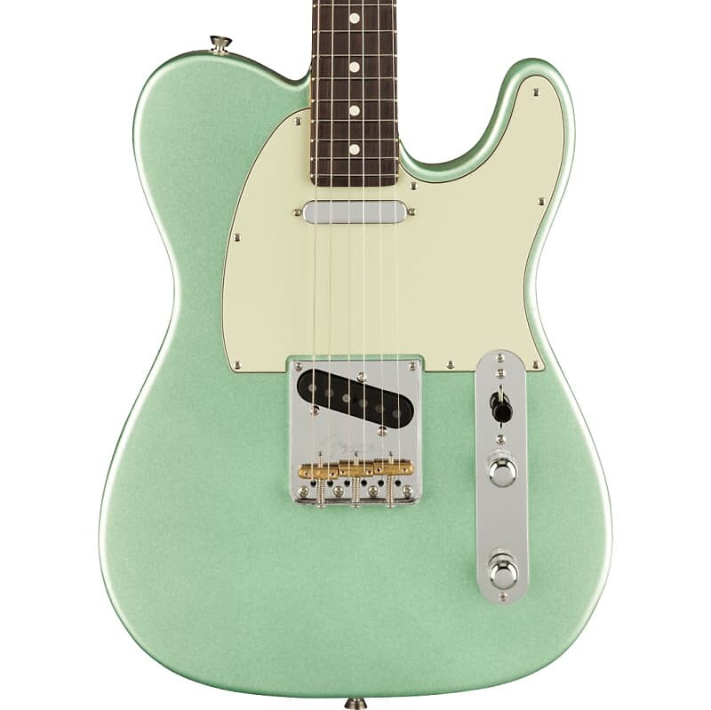 Fender American Professional II Telecaster — накладка на гриф из палисандра, цвет Mystic Surf Green
Fender American Professional II Telecaster — накладка на гриф из палисандра, цвет Mystic Surf Green
