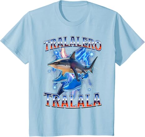 Футболка Tralalero Tralala Shark Meme, голубой
Футболка Tralalero Tralala Shark Meme, голубой