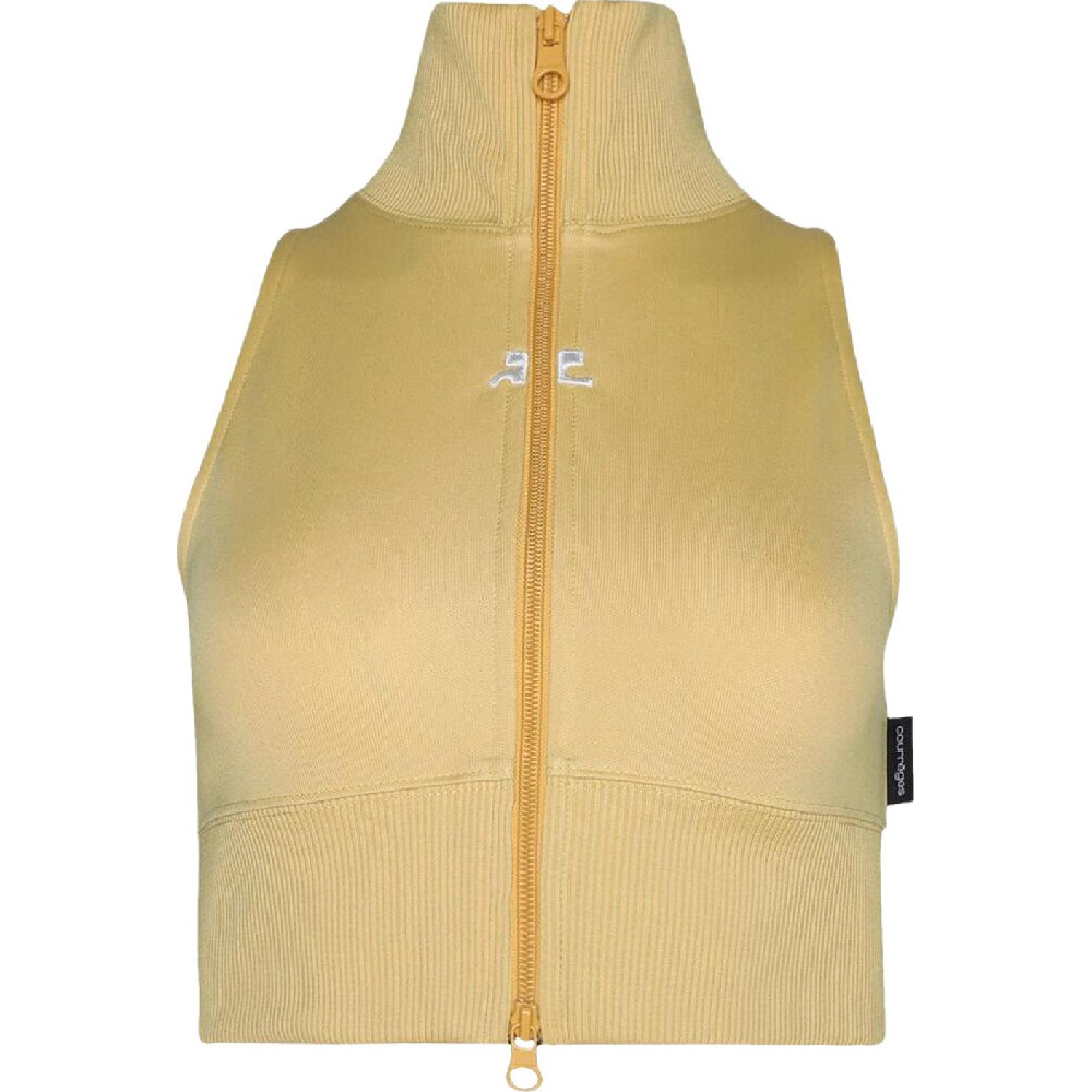 Укороченный жилет-интерлок Courrèges «Пыльца», светло-песочный
Укороченный жилет-интерлок Courrèges «Пыльца», светло-песочный