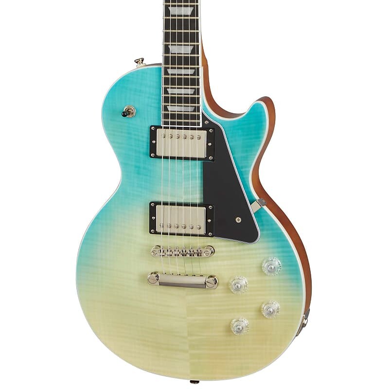 Epiphone Les Paul Modern Figured - Карибско-голубой бледный
Epiphone Les Paul Modern Figured - Карибско-голубой бледный