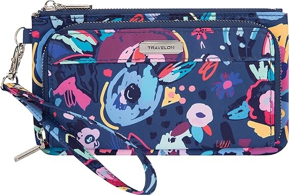 Женский кошелек-клатч Travelon с блокировкой RFID для телефона, цветочный
Женский кошелек-клатч Travelon с блокировкой RFID для телефона, цветочный
