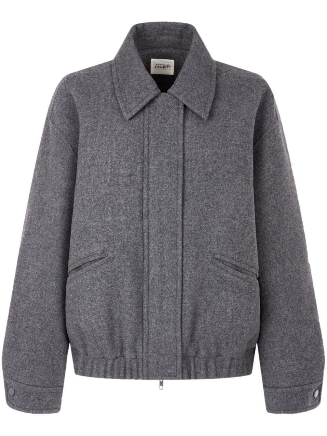 STUDIO TOMBOY шерстяной бомбер, серый
STUDIO TOMBOY шерстяной бомбер, серый