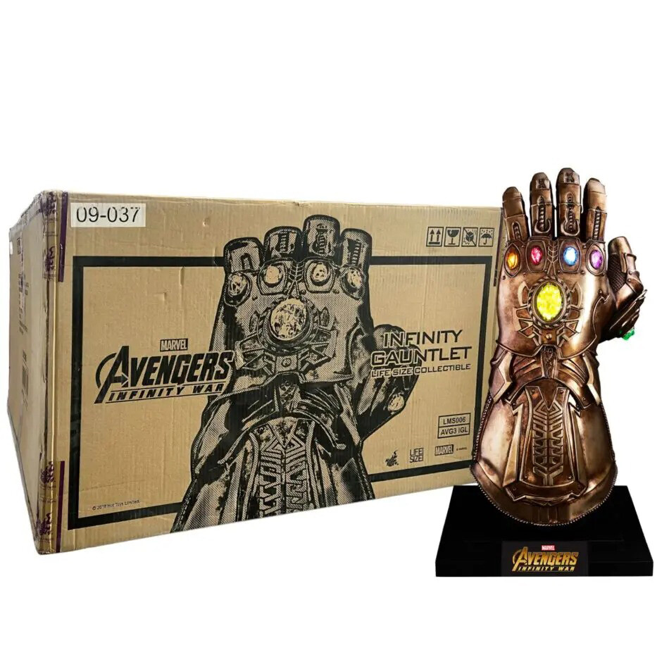 Коллекционная фигурка Hot Toys Avengers: Infinity Wars, Infinity Gaunlet Life -Size LMS006, 68-75 см
Коллекционная фигурка Hot Toys Avengers: Infinity Wars, Infinity Gaunlet Life -Size LMS006, 68-75 см