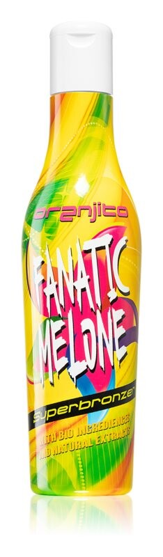Лосьон для загара для солярия с биокомпонентами и ускорителем загара Oranjito Fanatic Melone Superbronzer
Лосьон для загара для солярия с биокомпонентами и ускорителем загара Oranjito Fanatic Melone Superbronzer