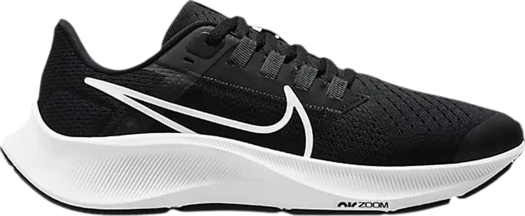 Кроссовки Nike Air Zoom Pegasus 38 GS 'Black White', черный 
Кроссовки Nike Air Zoom Pegasus 38 GS 'Black White', черный