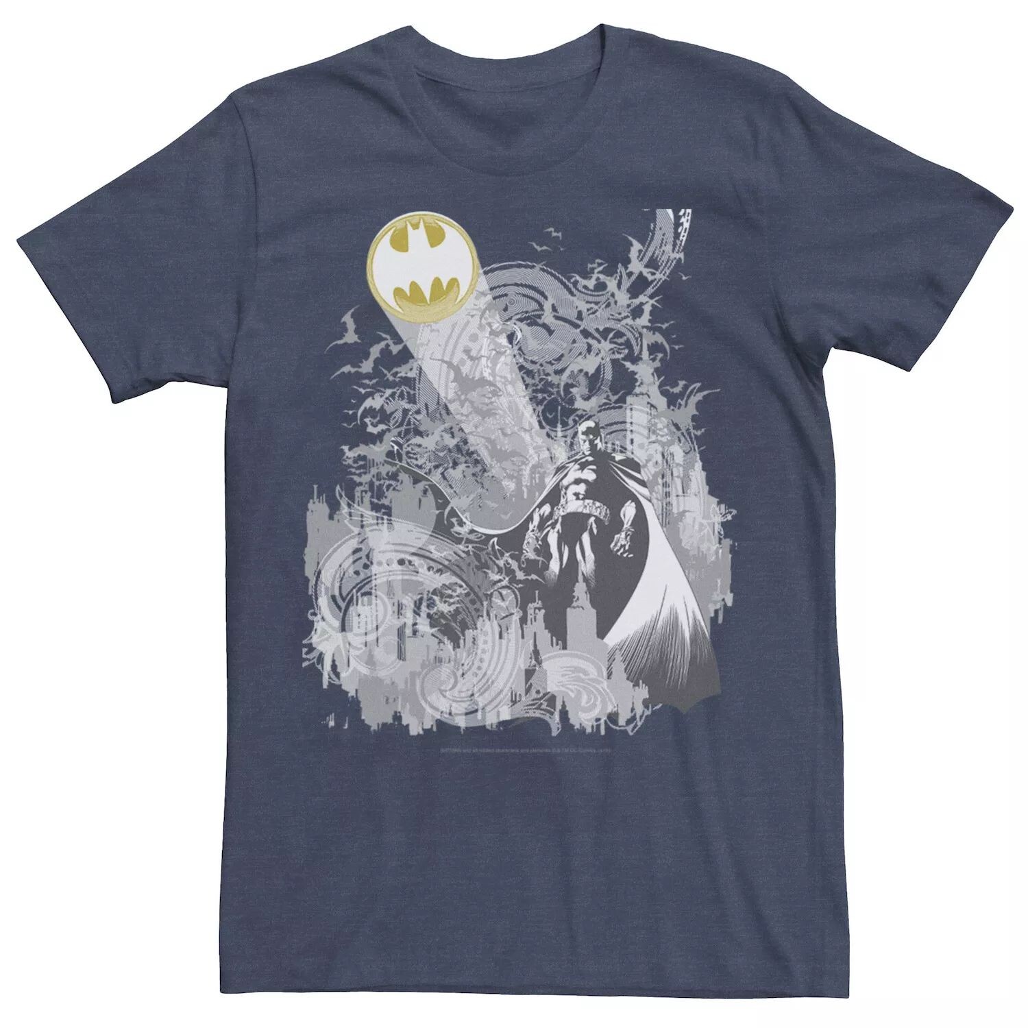 Мужская сигнальная футболка с изображением летучей мыши Бэтмена DC Comics
Мужская сигнальная футболка с изображением летучей мыши Бэтмена DC Comics