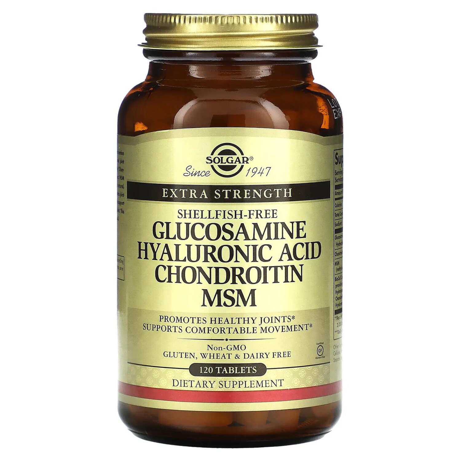 Глюкозамин гиалуроновая кислота хондроитин и МСМ Solgar Glucosamine Hyaluronic Acid Chondroitin MSM, 120 таблеток
Глюкозамин гиалуроновая кислота хондроитин и МСМ Solgar Glucosamine Hyaluronic Acid Chondroitin MSM, 120 таблеток