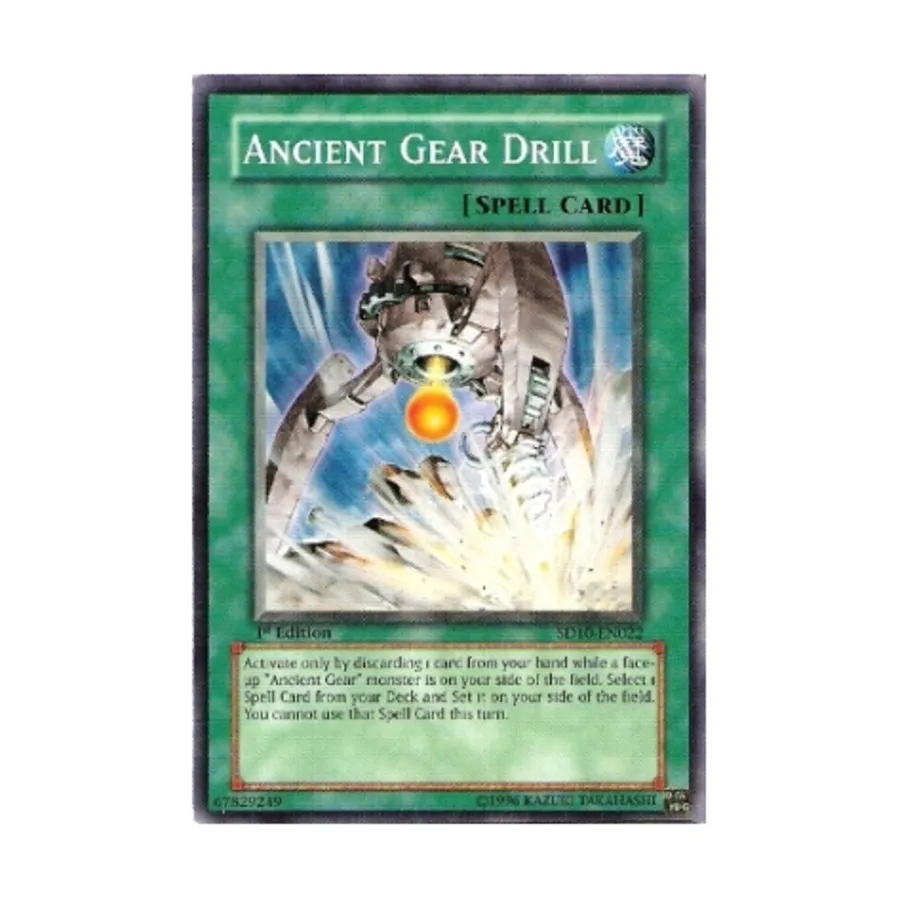 CCG Древняя зубчатая дрель (Обычная), Yu-Gi-Oh - Structure Deck - Machine Revolt - Singles
CCG Древняя зубчатая дрель (Обычная), Yu-Gi-Oh - Structure Deck - Machine Revolt - Singles