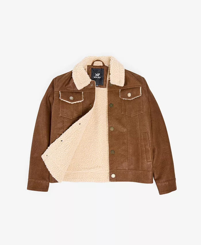 Мальчиковая куртка Ranger из искусственной замши с подкладкой из искусственного мутона Xray, коричневый
Мальчиковая куртка Ranger из искусственной замши с подкладкой из искусственного мутона Xray, коричневый