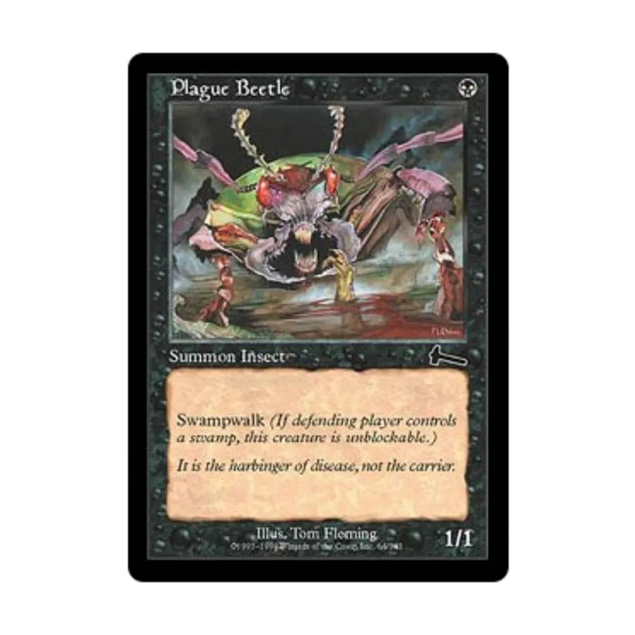 CCG Чумной жук (С), MTG - Urza's Legacy
CCG Чумной жук (С), MTG - Urza's Legacy