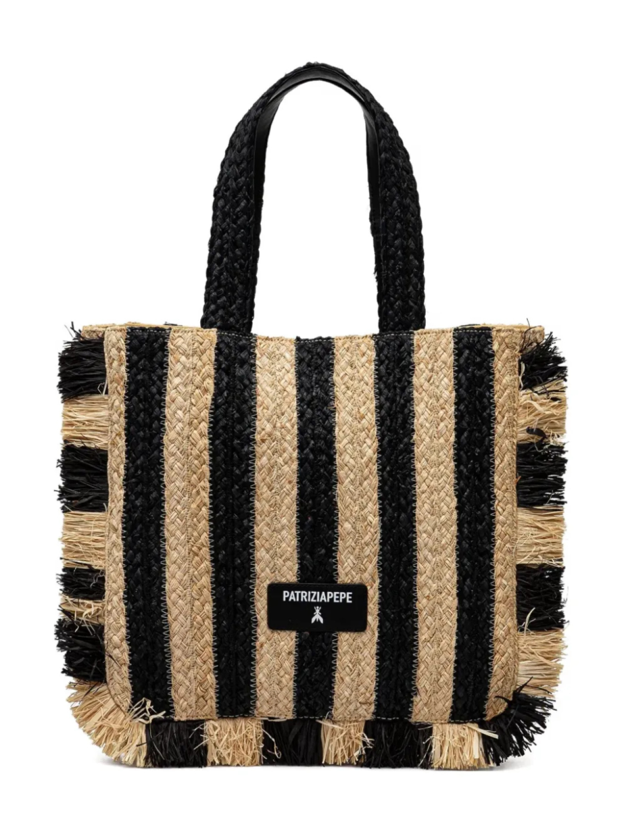 Полосатая сумка-тоут Patrizia Pepe, нейтральный
Полосатая сумка-тоут Patrizia Pepe, нейтральный