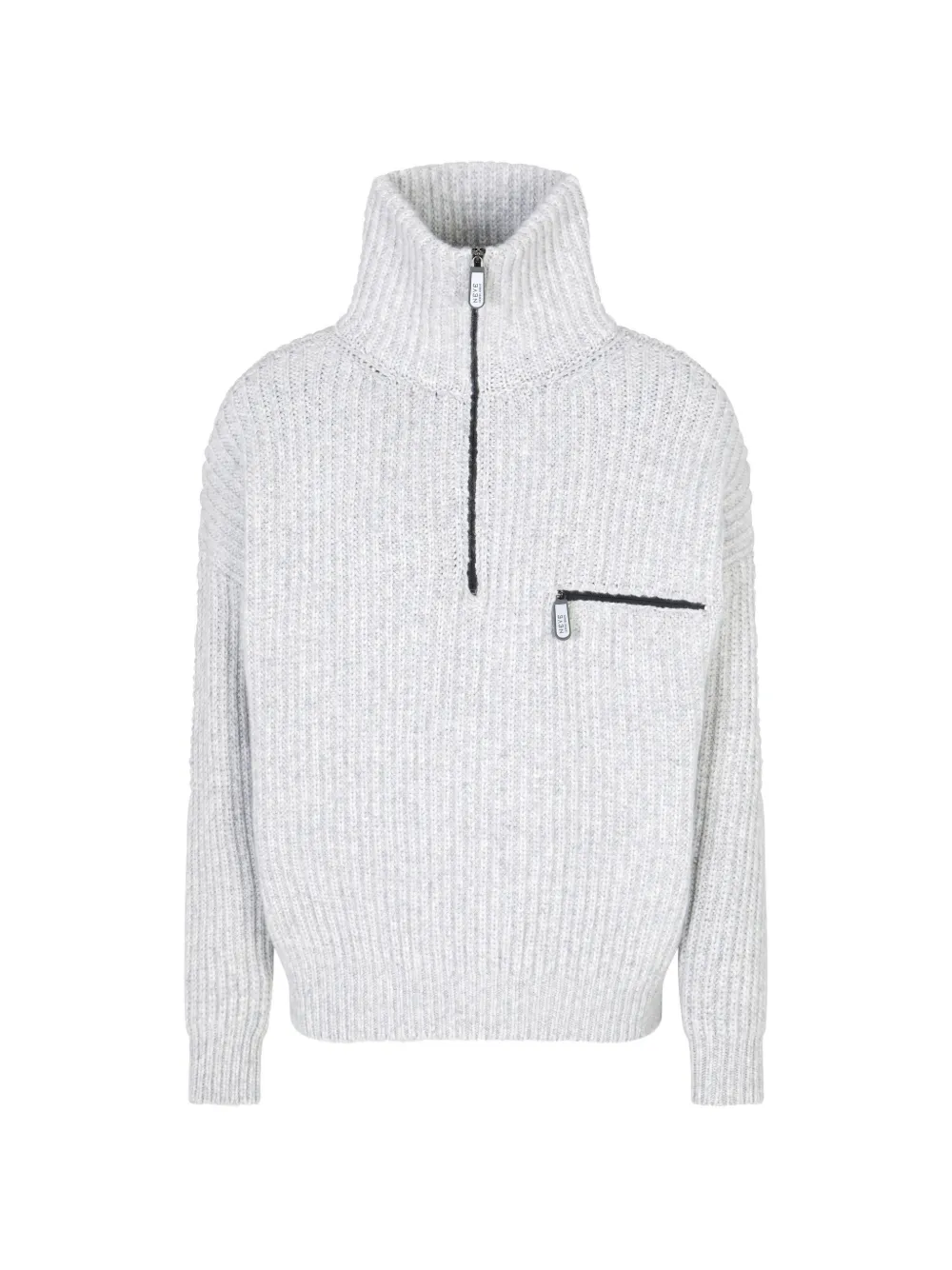 Вязаный свитер с воротником-гольф Giorgio Armani, серый
Вязаный свитер с воротником-гольф Giorgio Armani, серый