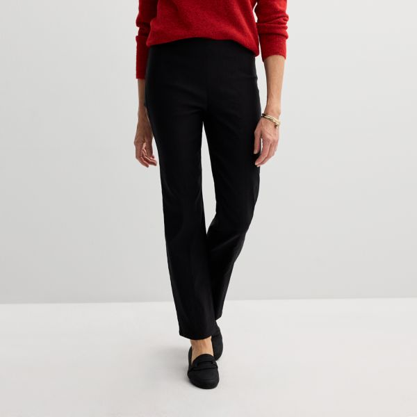 Женские брюки прямого кроя со швом Croft & Barrow, черный
Женские брюки прямого кроя со швом Croft & Barrow, черный