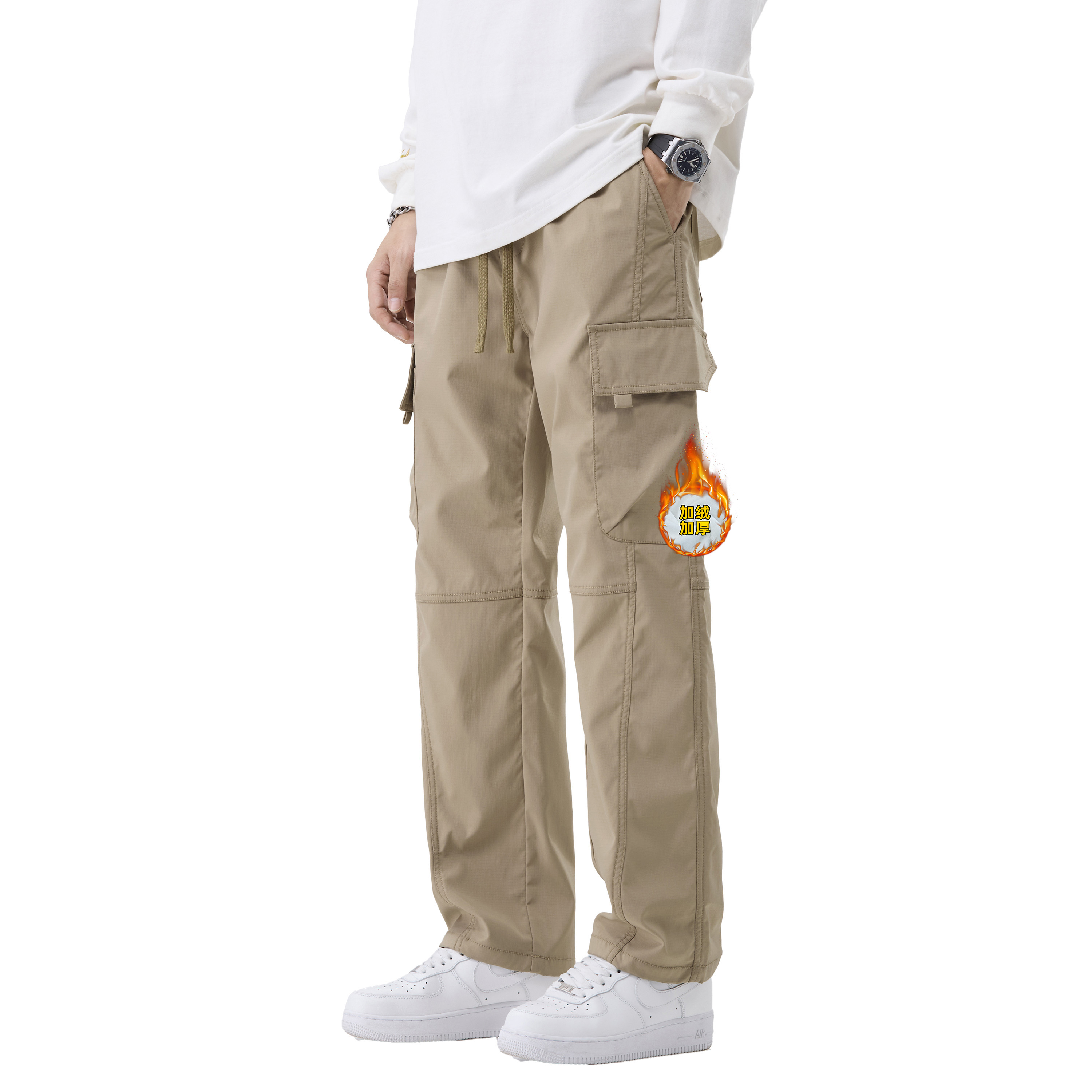 Повседневные брюки Unisex тонкие прямого кроя FUERZA, хаки (fleece-lined)
Повседневные брюки Unisex тонкие прямого кроя FUERZA, хаки (fleece-lined)