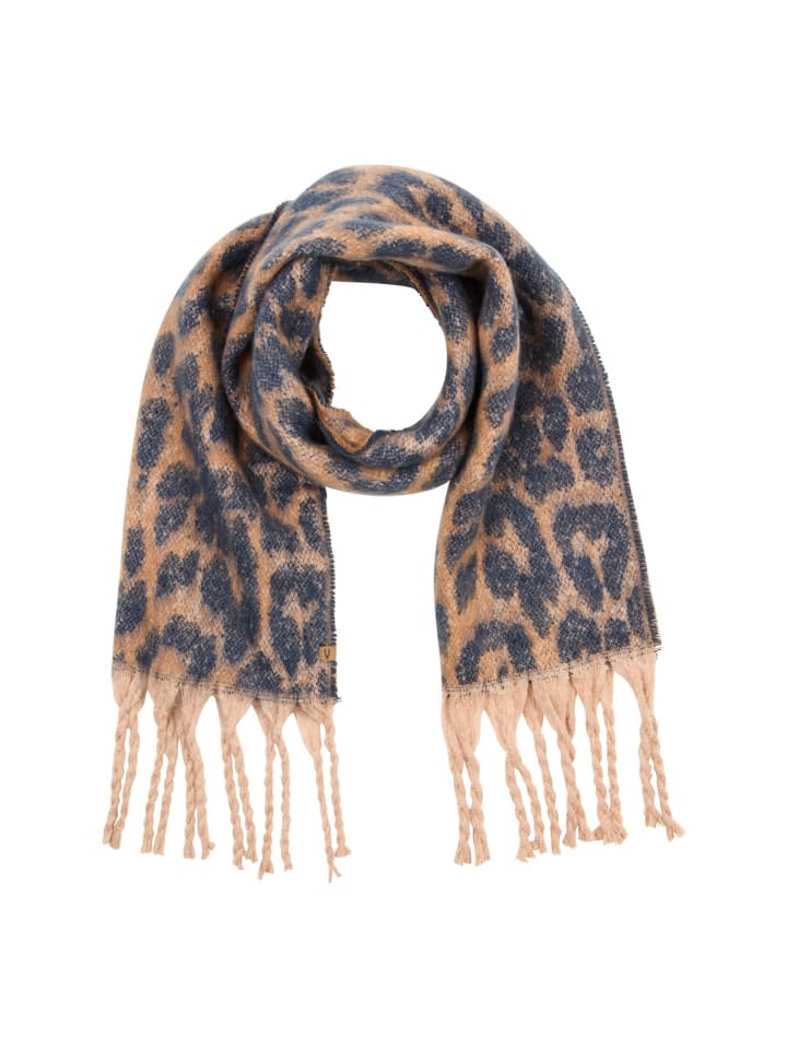 Шарф из переработанного полиэстера с леопардовым принтом. Camel Active
Шарф из переработанного полиэстера с леопардовым принтом. Camel Active