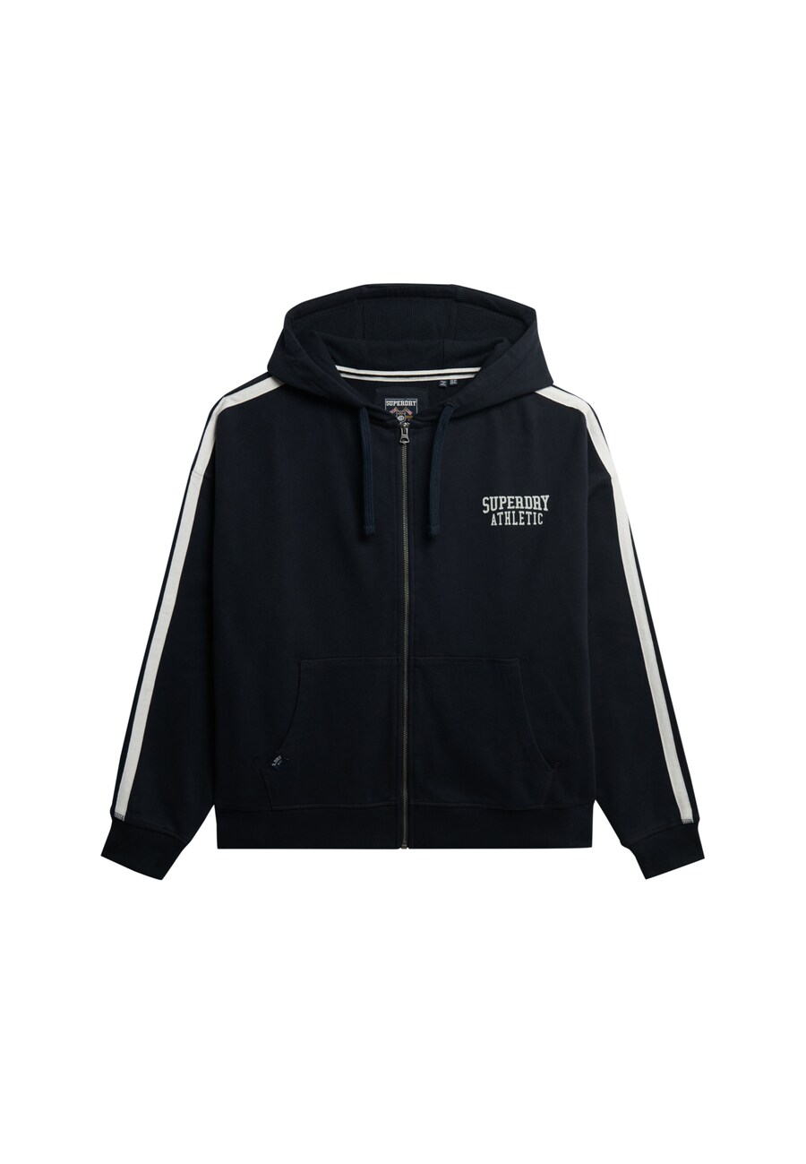 Толстовка с капюшоном на молнии Superdry, темно-синий
Толстовка с капюшоном на молнии Superdry, темно-синий