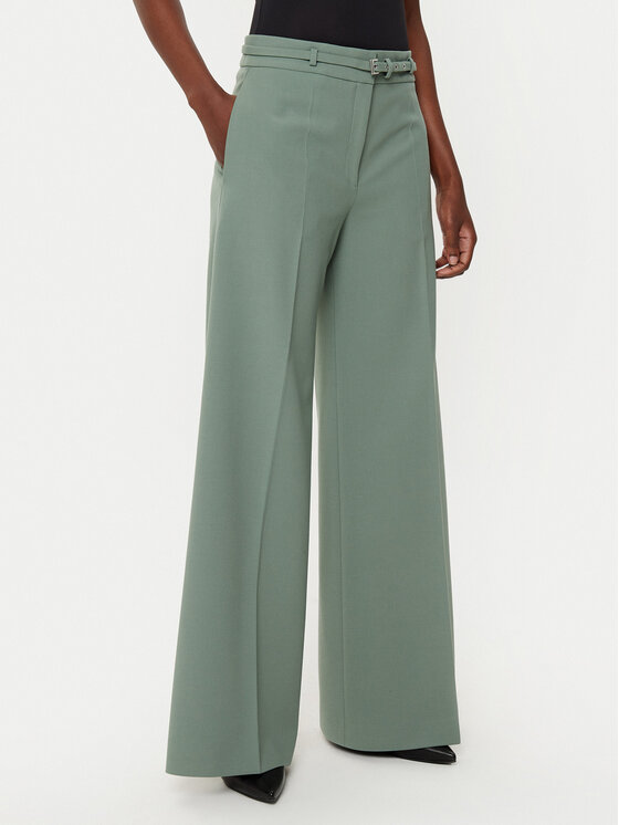 Брюки палаццо regular fit Havinera 50530147 Hugo, зеленый
Брюки палаццо regular fit Havinera 50530147 Hugo, зеленый