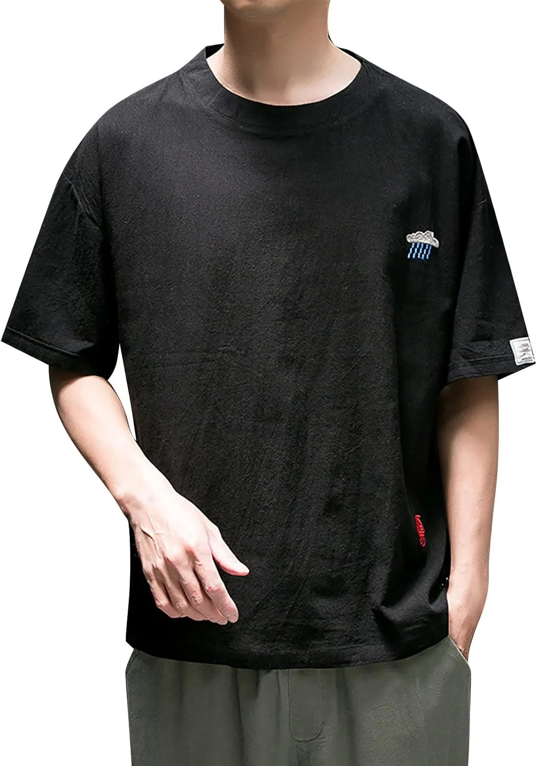 Мужская футболка Casual с коротким рукавом и круглым вырезом
Мужская футболка Casual с коротким рукавом и круглым вырезом