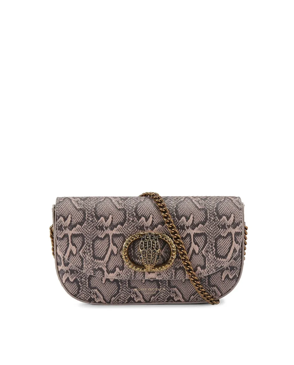 Женская сумка-бандо с клапаном на застежке и цепочкой Kurt Geiger, коричневый
Женская сумка-бандо с клапаном на застежке и цепочкой Kurt Geiger, коричневый