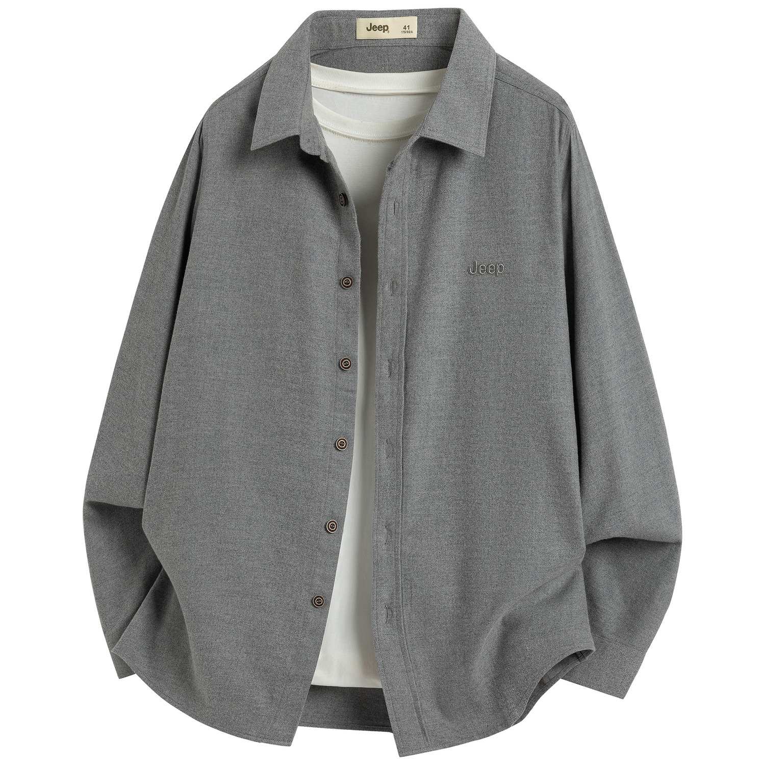 Рубашка Unisex Lapel Moderate Others Jeep, time серый
Рубашка Unisex Lapel Moderate Others Jeep, time серый